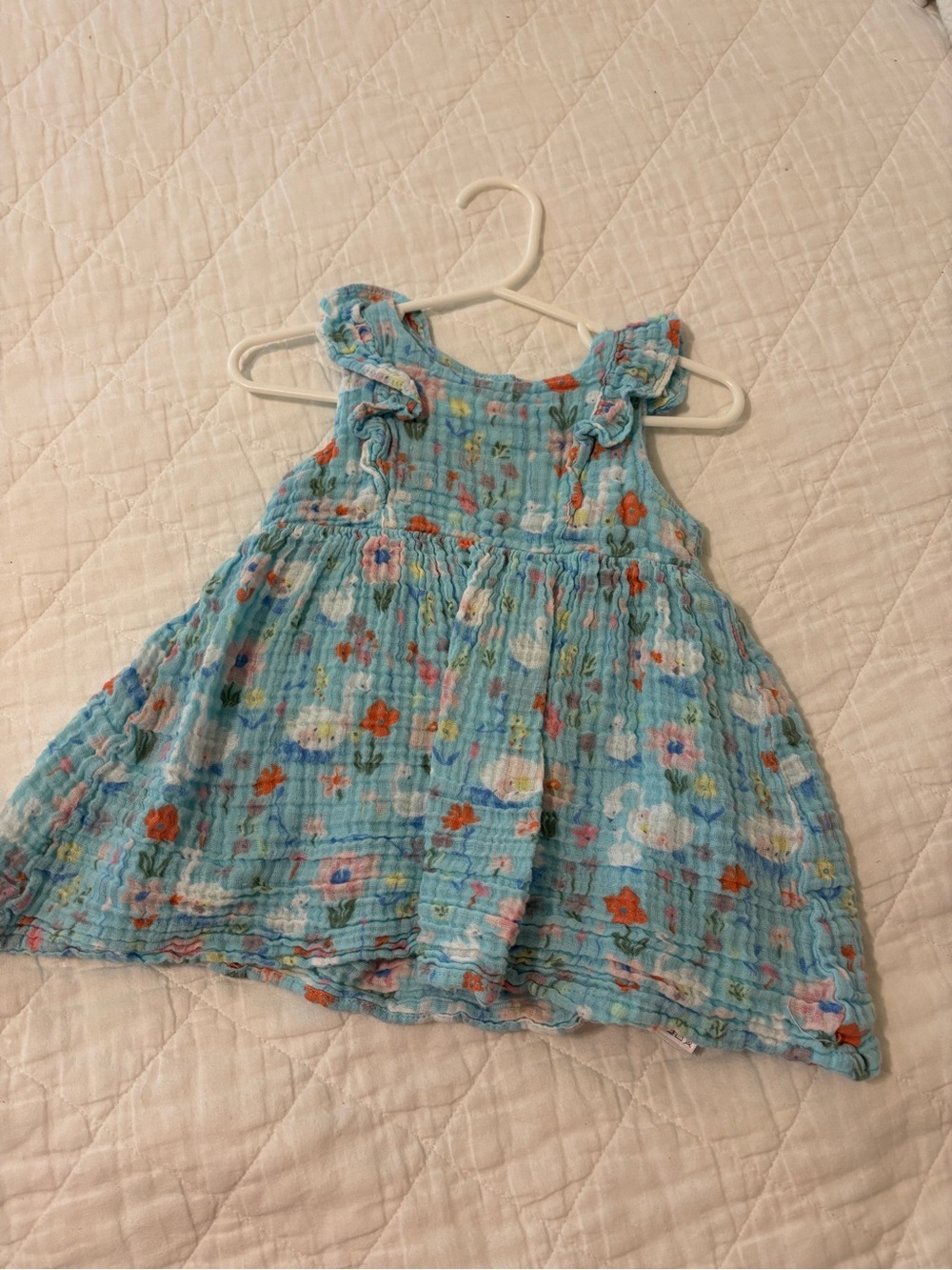 Angel Dear blue spring sundress